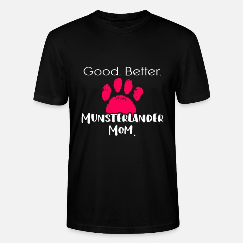 Münsterländer - Stanley/Stella Unisex Bio-T-Shirt CRAFTER - Schwarz