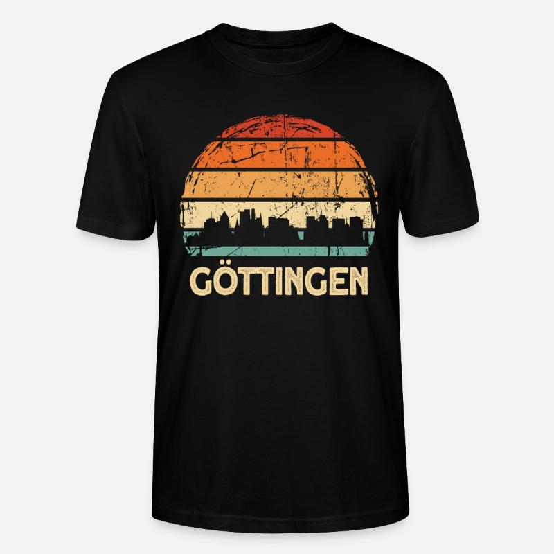 Göttingen - Stanley/Stella Unisex Bio-T-Shirt CRAFTER - Schwarz