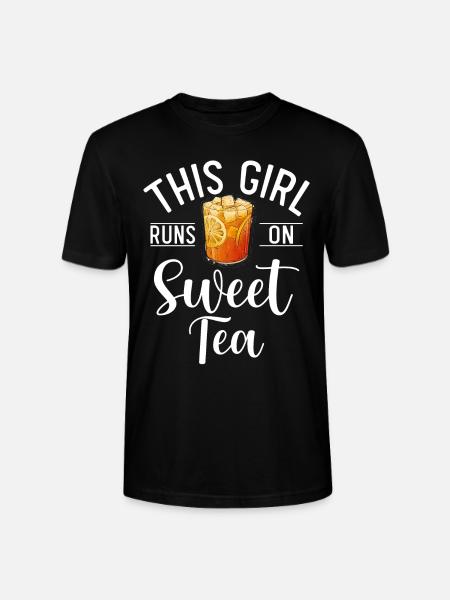 Sweet Tea Lover Gifts - Stanley/Stella CRAFTER Unisex Organic T-Shirt - black