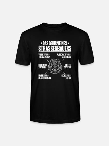 Straßenbauer Asphaltbauer Straßenbau - Stanley/Stella Unisex Bio-T-Shirt CRAFTER - Schwarz