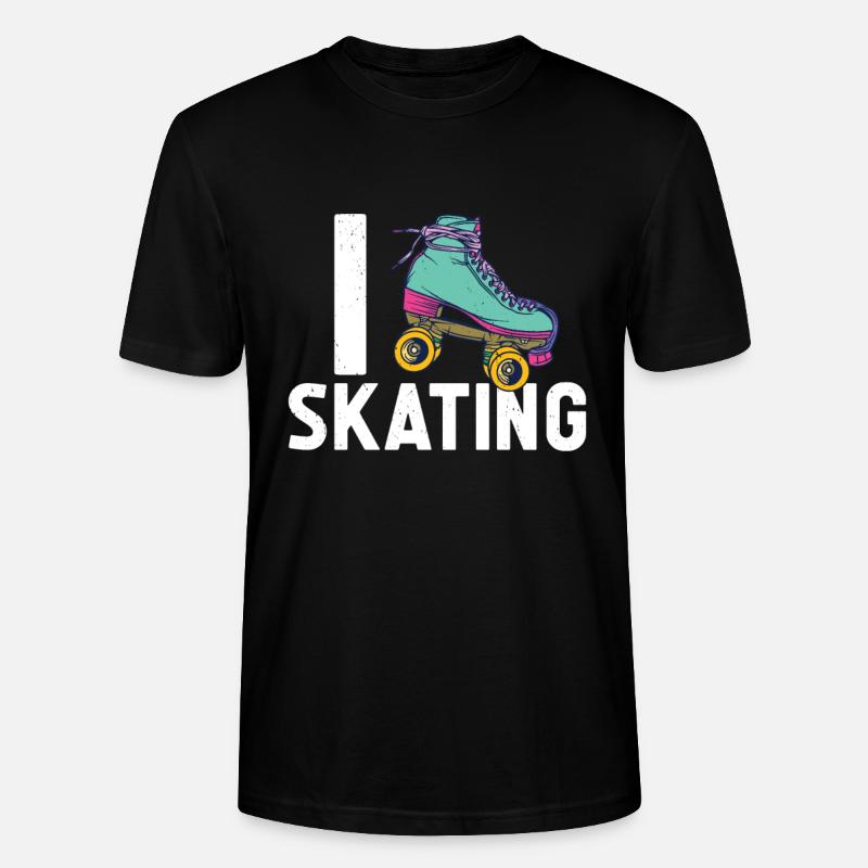 Rollschuhe - Stanley/Stella Unisex Bio-T-Shirt CRAFTER - Schwarz