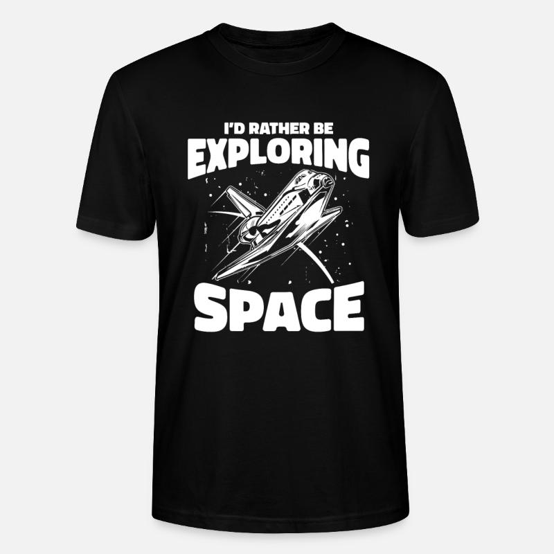 Espace Espace Sarcastique - T-shirt bio CRAFTER Stanley Stella Unisexe - noir