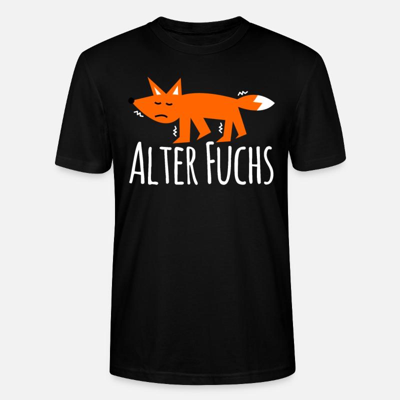Rotfuchs alter Fuchs - Stanley/Stella Unisex Bio-T-Shirt CRAFTER - Schwarz