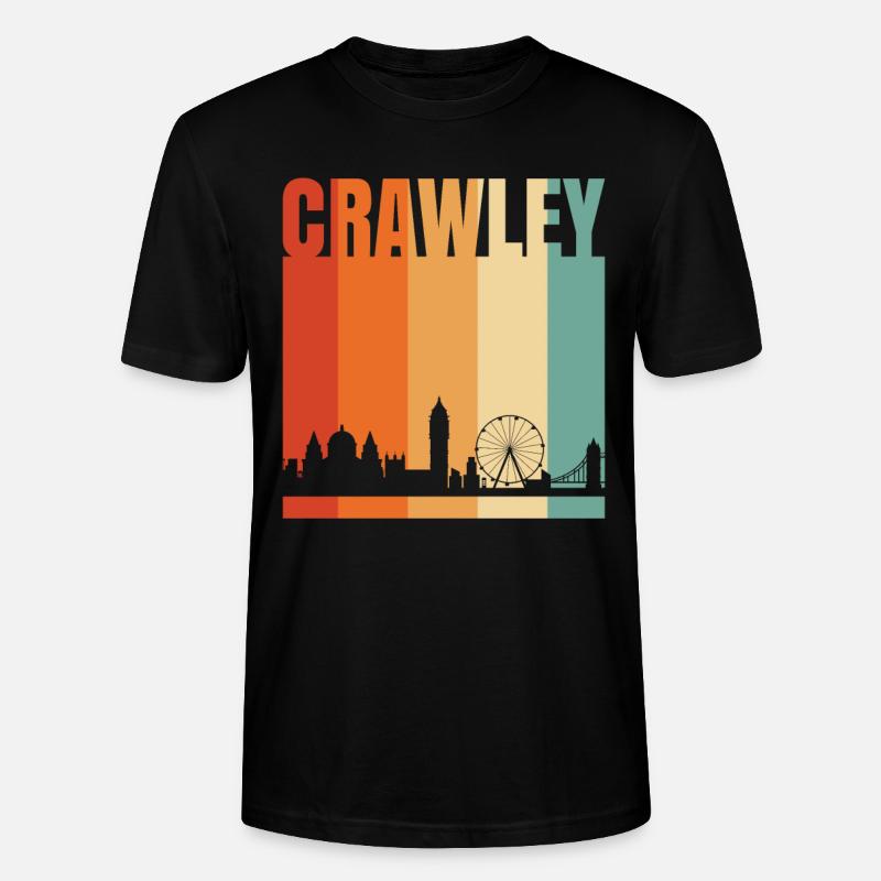 Crawley - Stanley/Stella Unisex Bio-T-Shirt CRAFTER - Schwarz
