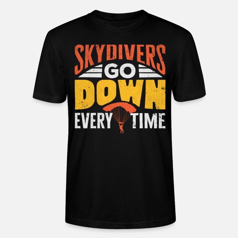 Parachutisme, Parachutisme - T-shirt bio CRAFTER Stanley Stella Unisexe - noir