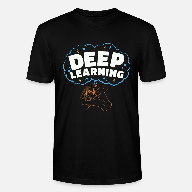 Artificial Intelligence Deep Learning Programmer - Stanley/Stella Unisex Bio-T-Shirt CRAFTER - Schwarz