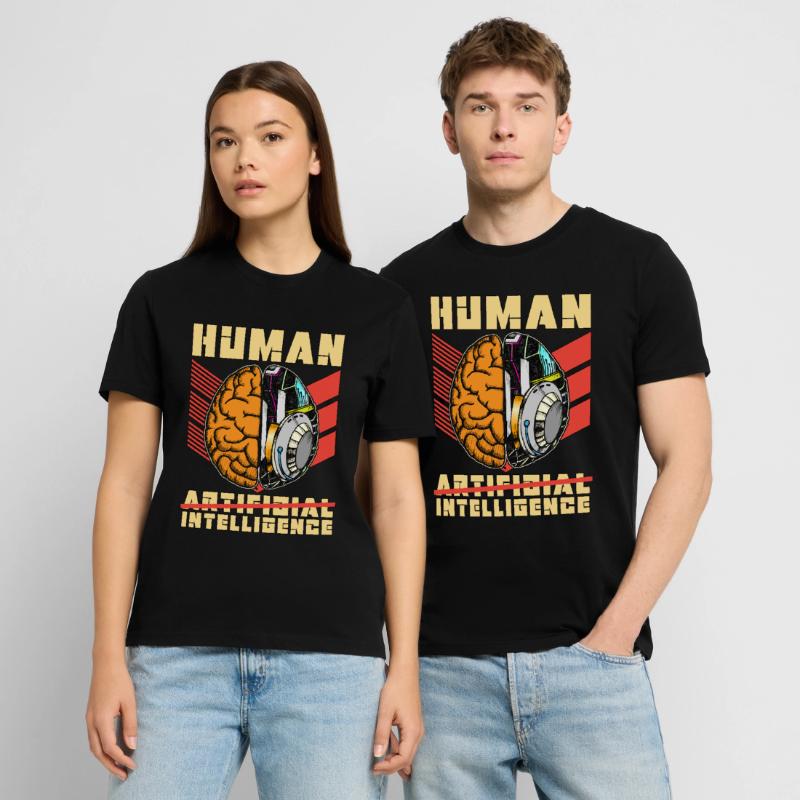 Artificial Intelligence Human Artificial Engineer Stanley/Stella CRAFTER Unisex Organic T-Shirt