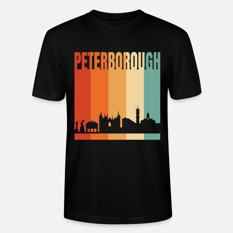 Peterborough - Stanley/Stella Unisex Bio-T-Shirt CRAFTER - Schwarz