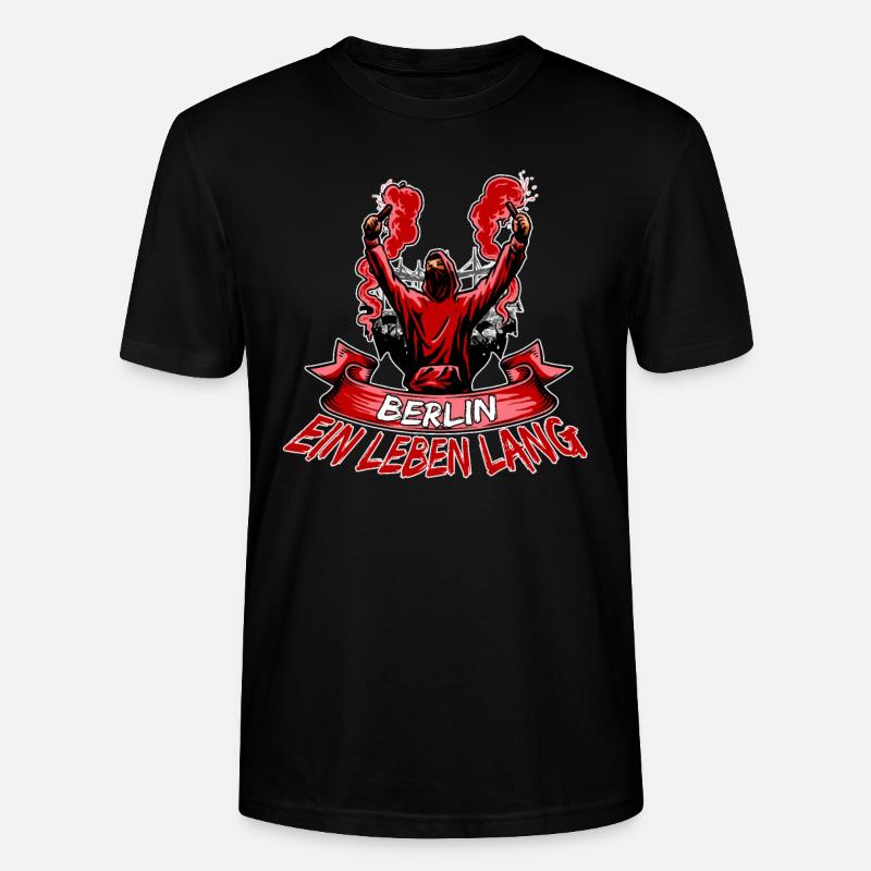 Berlin ein Leben lang - Stanley/Stella Unisex Bio-T-Shirt CRAFTER - Schwarz