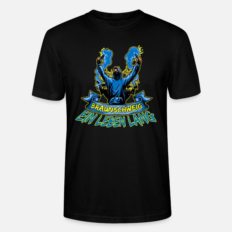Braunschweig ein Leben lang - Stanley/Stella Unisex Bio-T-Shirt CRAFTER - Schwarz