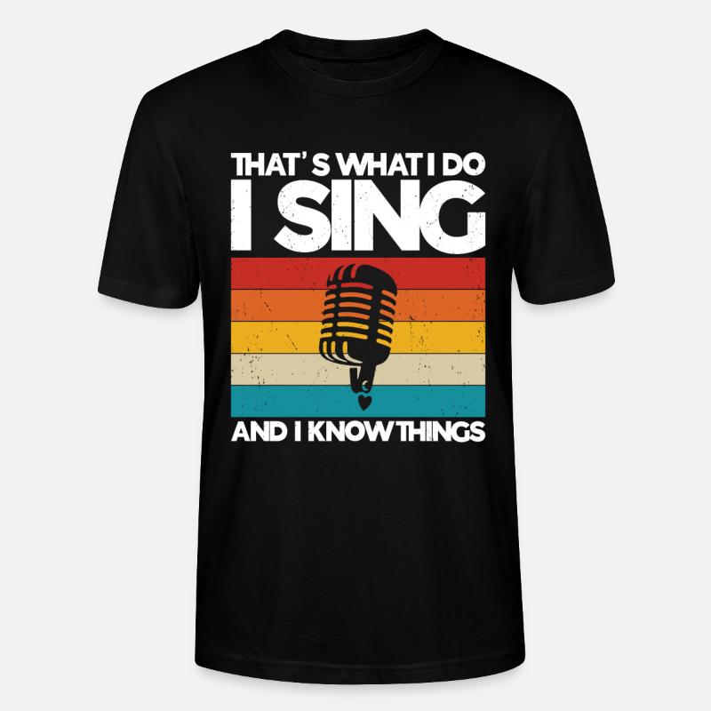 Singen - Stanley/Stella Unisex Bio-T-Shirt CRAFTER - Schwarz