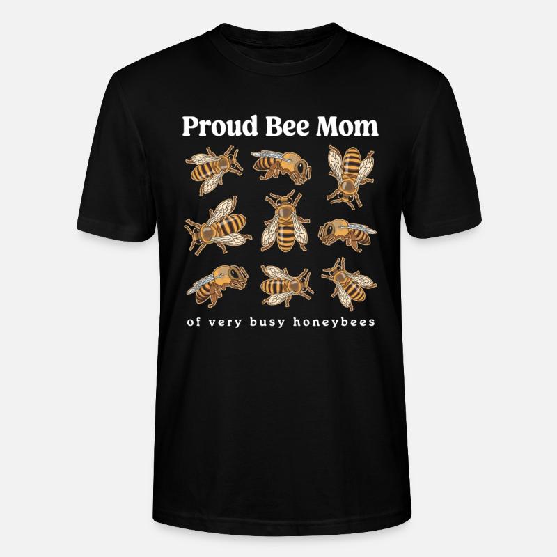 Beekeeper Beekeeper Beekeeper Beekeeping Gift - Stanley/Stella CRAFTER Unisex Organic T-Shirt - black