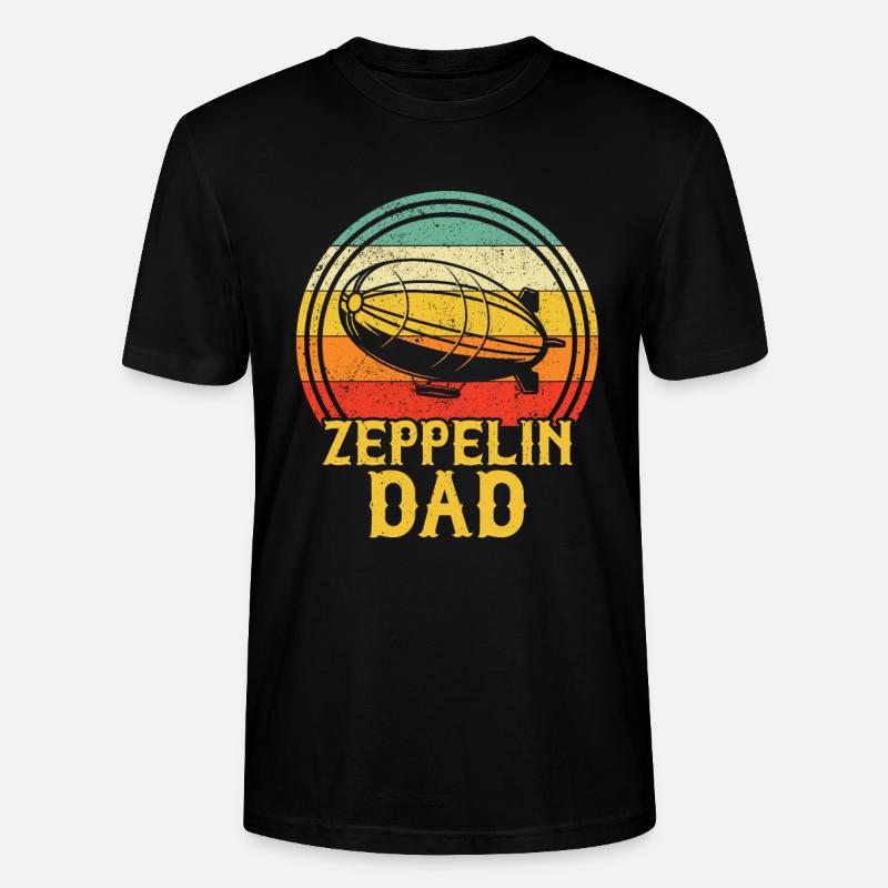 Zeppelin - Stanley/Stella Unisex Bio-T-Shirt CRAFTER - Schwarz