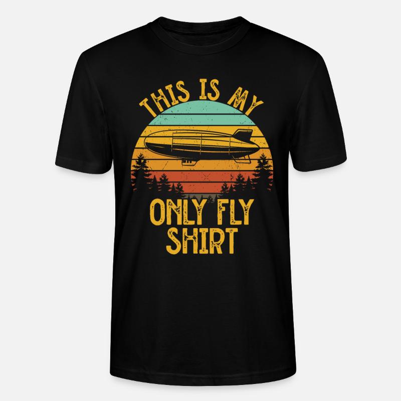 Zeppelin - Stanley/Stella Unisex Bio-T-Shirt CRAFTER - Schwarz