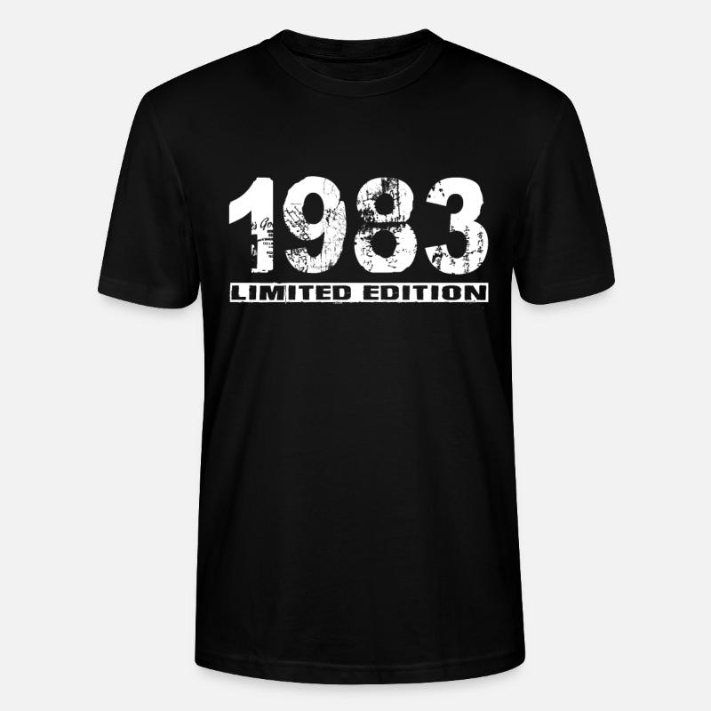 Édition limitée 1983 - T-shirt bio CRAFTER Stanley Stella Unisexe - noir