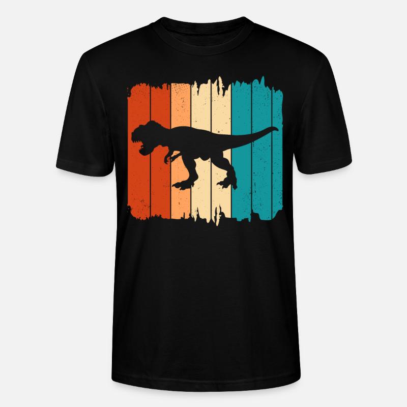 T-Rex - Stanley/Stella Unisex Bio-T-Shirt CRAFTER - Schwarz