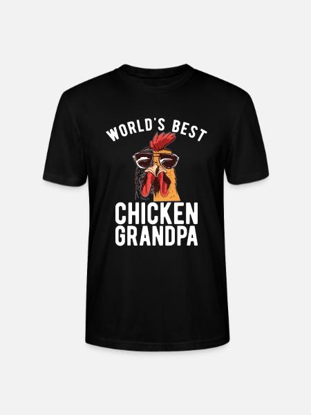 Chicken Gifts Chicken Owner - Stanley/Stella CRAFTER Unisex Organic T-Shirt - black