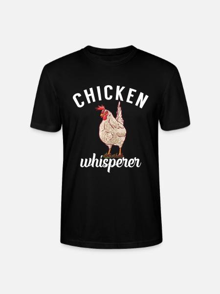 Chicken Gifts Chicken Owner - Stanley/Stella CRAFTER Unisex Organic T-Shirt - black