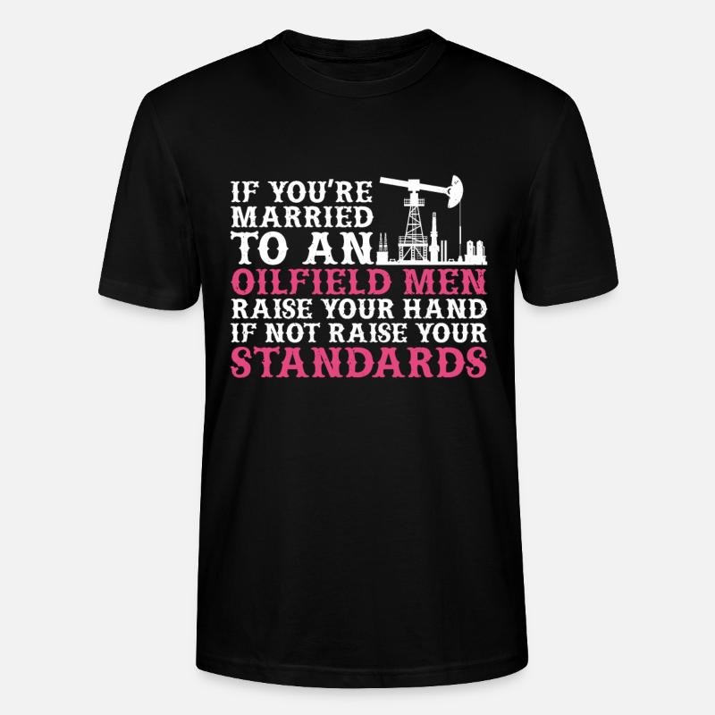 Ölfeld - Stanley/Stella Unisex Bio-T-Shirt CRAFTER - Schwarz