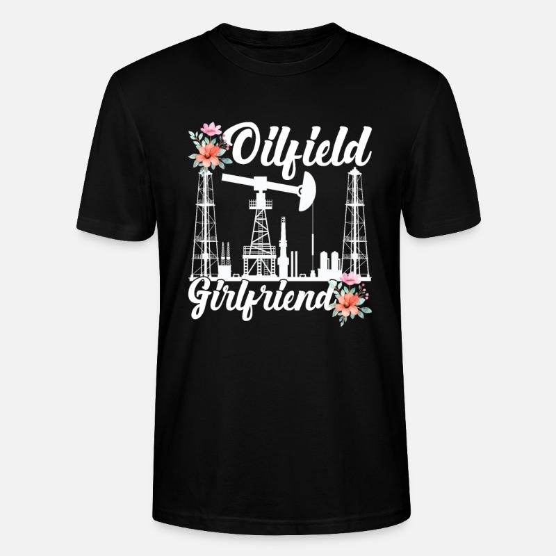 Ölfeld - Stanley/Stella Unisex Bio-T-Shirt CRAFTER - Schwarz