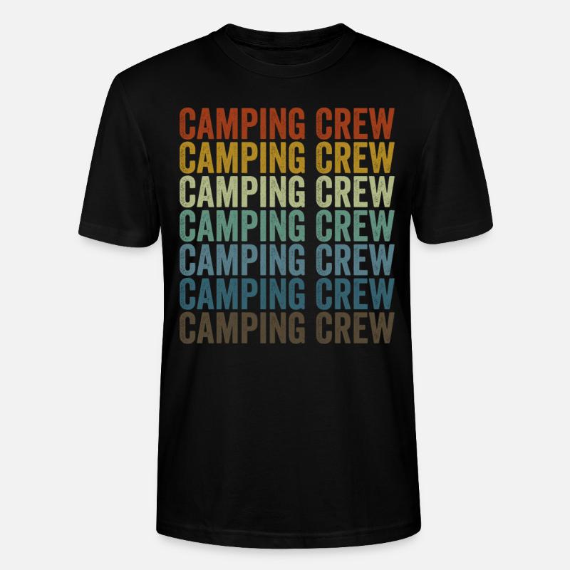 Camping-Crew Camping-Crew Camping-Compilation - T-shirt bio CRAFTER Stanley Stella Unisexe - noir