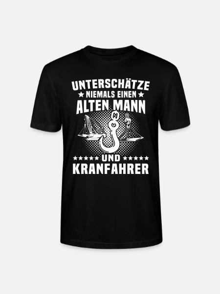 Kranfahrer Kran Kranfuehrer - Stanley/Stella Unisex Bio-T-Shirt CRAFTER - Schwarz