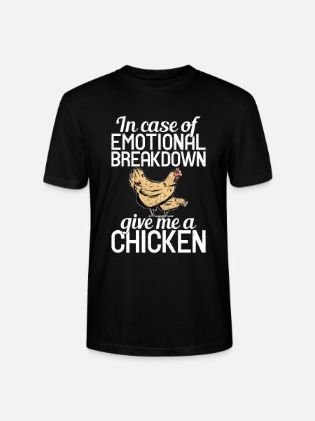 Chicken Gifts Chicken Owner - Stanley/Stella CRAFTER Unisex Organic T-Shirt - black