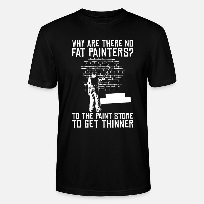 Maler Lackierer Spaß - Stanley/Stella Unisex Bio-T-Shirt CRAFTER - Schwarz