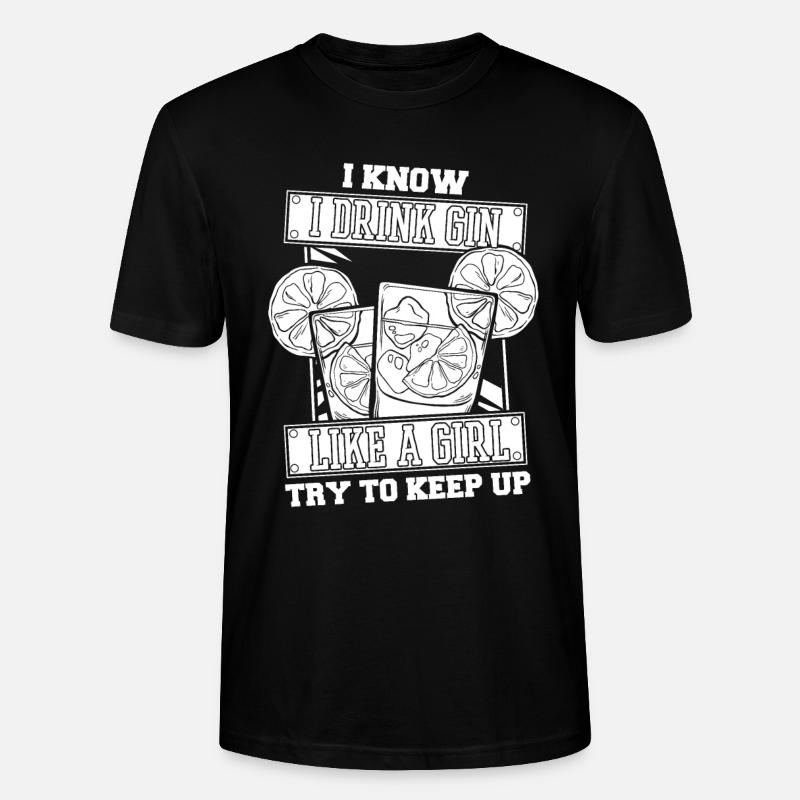 Gin Mädchen - Stanley/Stella Unisex Bio-T-Shirt CRAFTER - Schwarz
