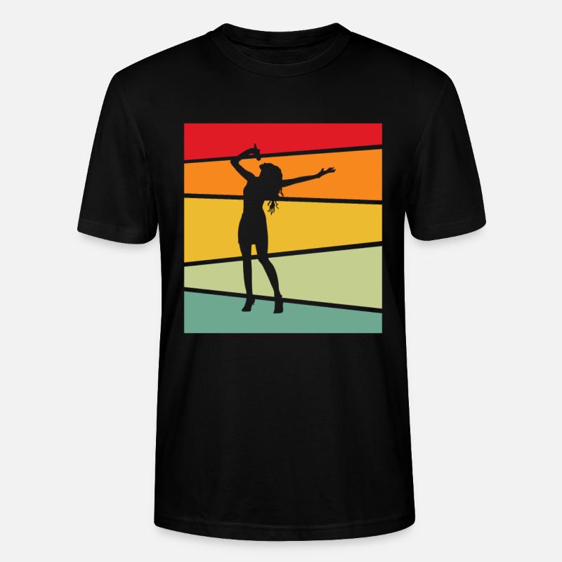 Singen Retro - Stanley/Stella Unisex Bio-T-Shirt CRAFTER - Schwarz