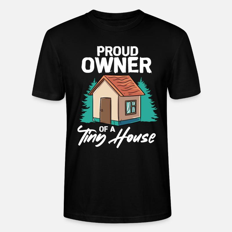 Tiny House - Stanley/Stella Unisex Bio-T-Shirt CRAFTER - Schwarz