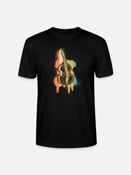 Contrebasse Contrebassiste Contrebassiste - T-shirt bio CRAFTER Stanley Stella Unisexe - noir