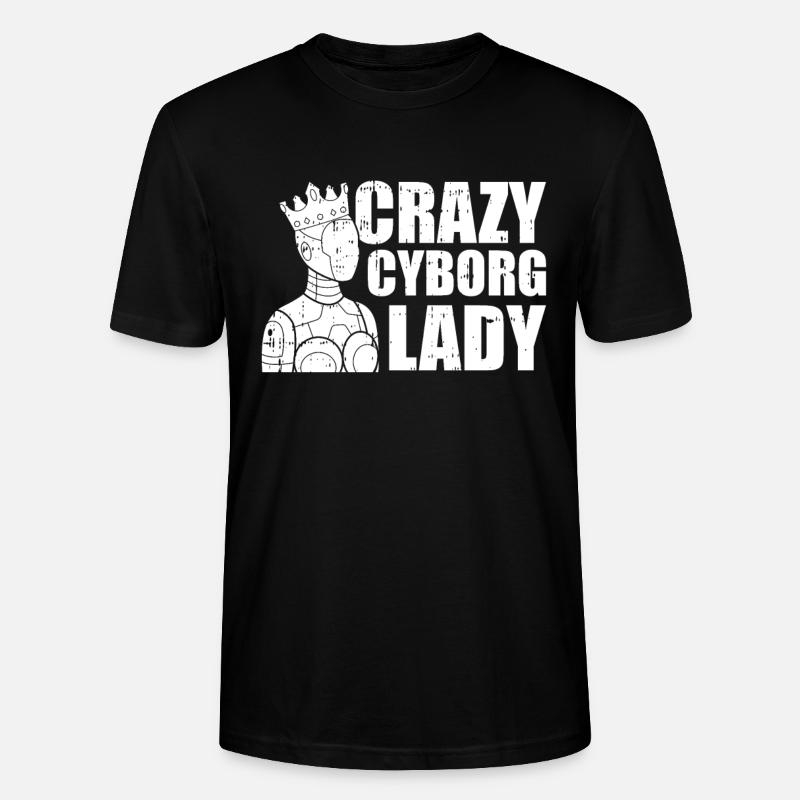 Robotique Ai robot cyborg - T-shirt bio CRAFTER Stanley Stella Unisexe - noir