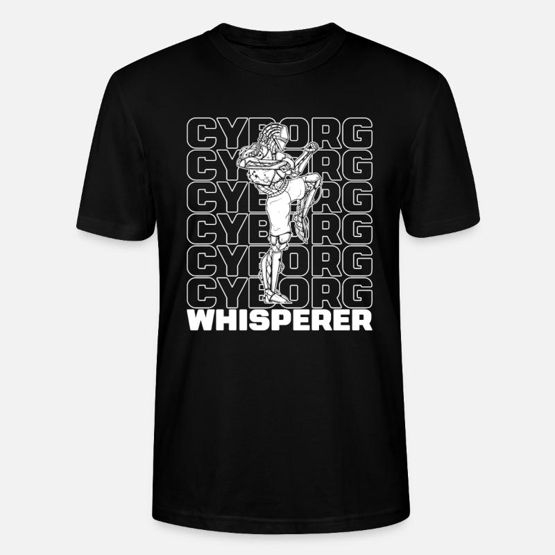Robotics Ai Robot Cyborg - Stanley/Stella CRAFTER Unisex Organic T-Shirt - black