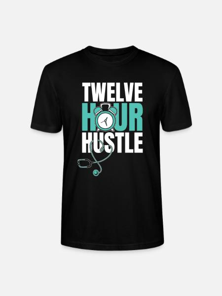 nurse stethoscope - Stanley/Stella CRAFTER Unisex Organic T-Shirt - black