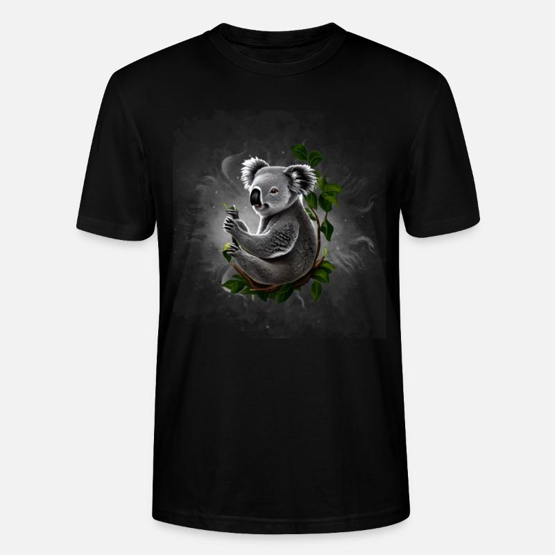 Koalabär - Stanley/Stella Unisex Bio-T-Shirt CRAFTER - Schwarz