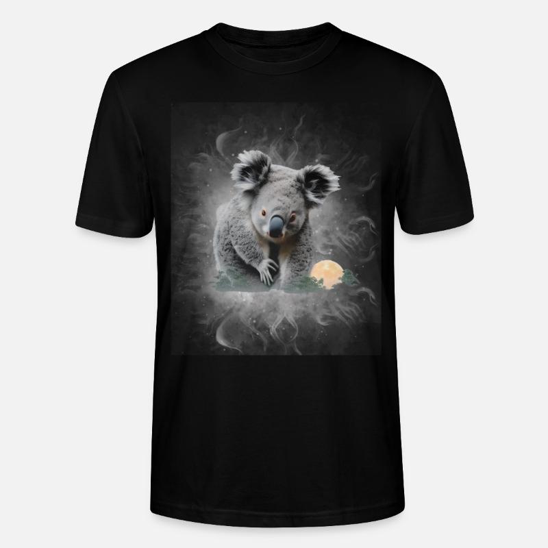 Koala - Stanley/Stella Unisex Bio-T-Shirt CRAFTER - Schwarz