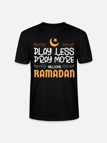 Ramadan, Rabian, Muslim, Islamic - Stanley/Stella CRAFTER Unisex Organic T-Shirt - black