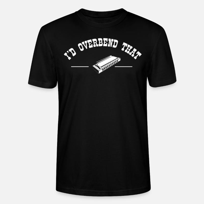Harmoniciste, Musique d’harmonica - T-shirt bio CRAFTER Stanley Stella Unisexe - noir