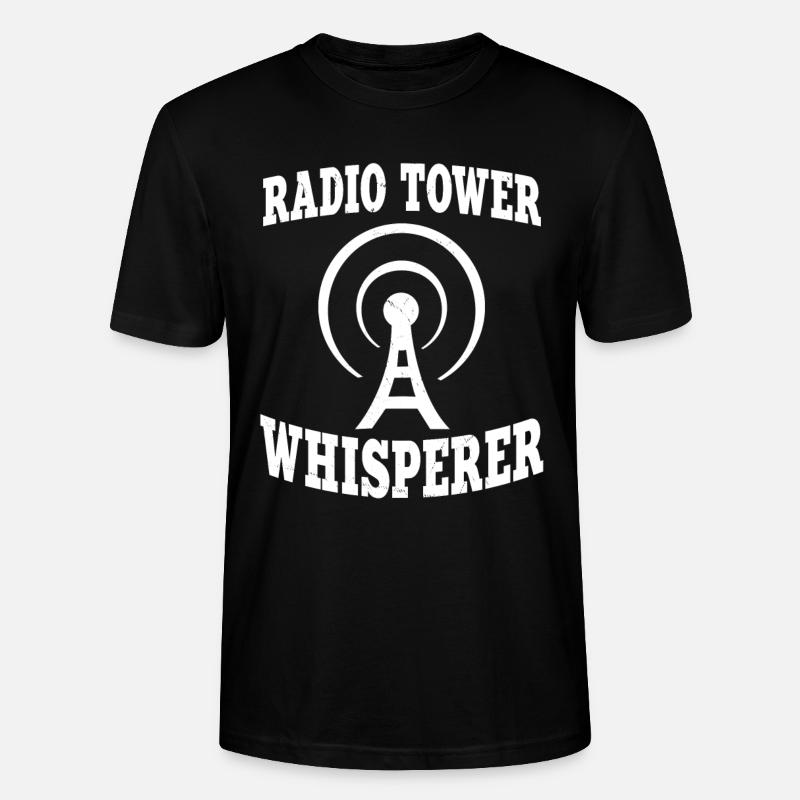 Funkturm Flüsterer - Stanley/Stella Unisex Bio-T-Shirt CRAFTER - Schwarz