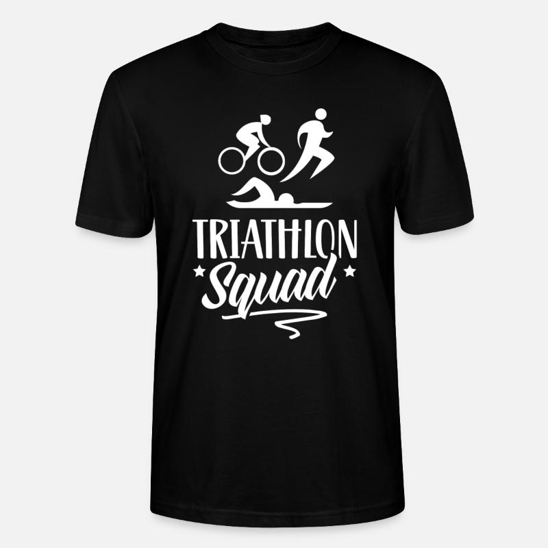 Triathlon Équipe Triathlons Triathlète Triathlète - T-shirt bio CRAFTER Stanley Stella Unisexe - noir