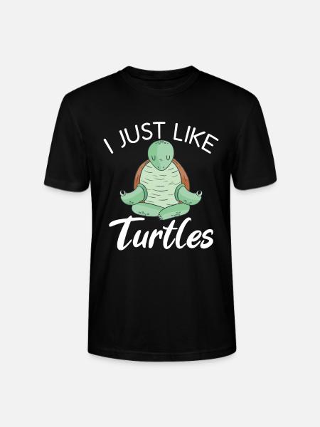 Turtle Owner Gift Turtle Lover - Stanley/Stella CRAFTER Unisex Organic T-Shirt - black