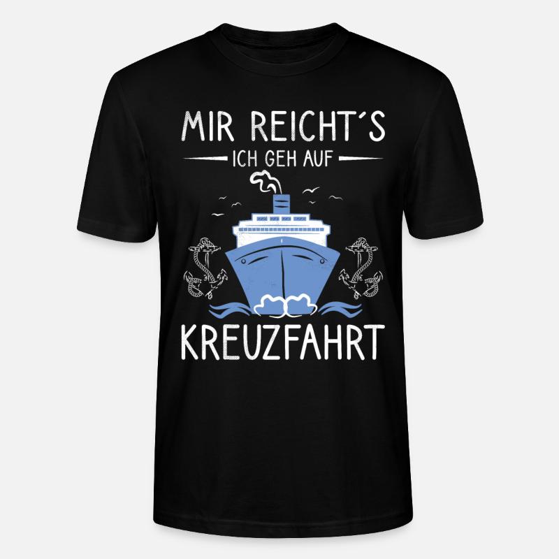 Endlich auf Kreuzfahrt - Stanley/Stella Unisex Bio-T-Shirt CRAFTER - Schwarz