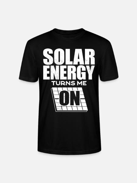 Solarenergie, Erneuerbare Energie - Stanley/Stella Unisex Bio-T-Shirt CRAFTER - Schwarz