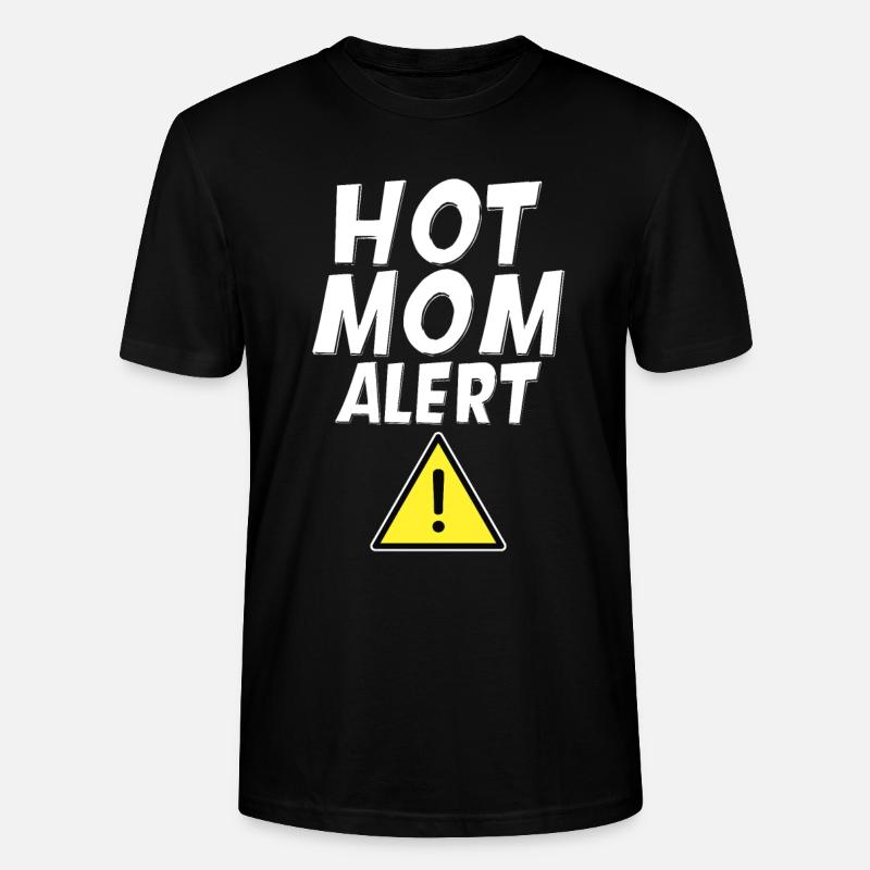 Hot Mom Alert 4 - Stanley/Stella Unisex Bio-T-Shirt CRAFTER - Schwarz