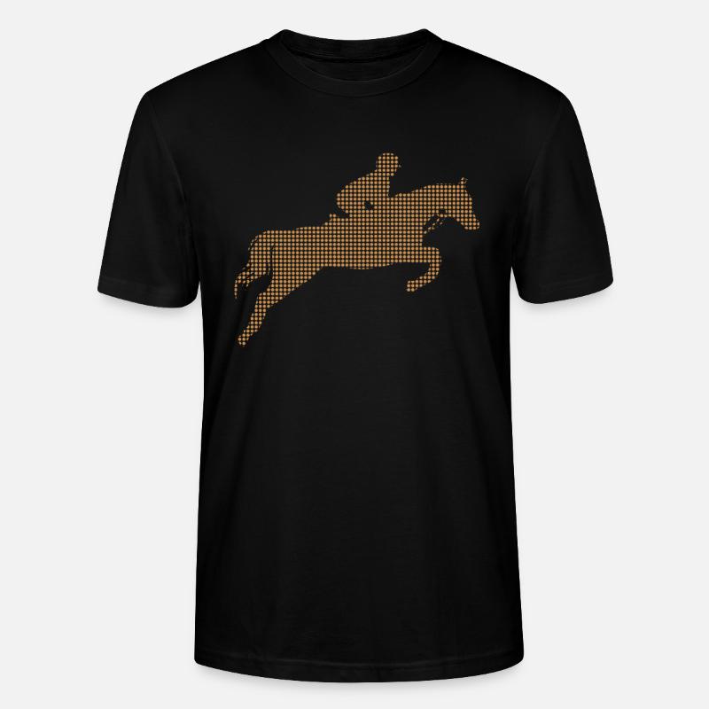 Cheval - T-shirt bio CRAFTER Stanley Stella Unisexe - noir