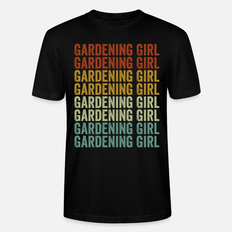 Gartenarbeit Mädchen Gartenarbeit Mädchen - Stanley/Stella Unisex Bio-T-Shirt CRAFTER - Schwarz