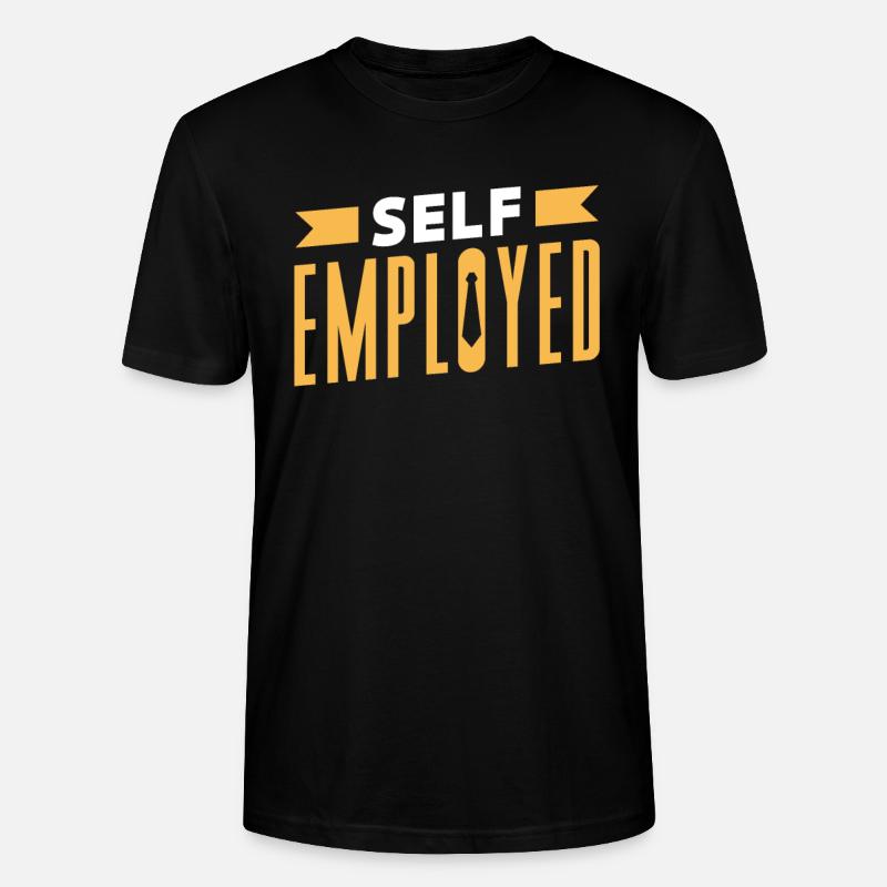 Selbstständig Freiberufler Freelancer - Stanley/Stella Unisex Bio-T-Shirt CRAFTER - Schwarz