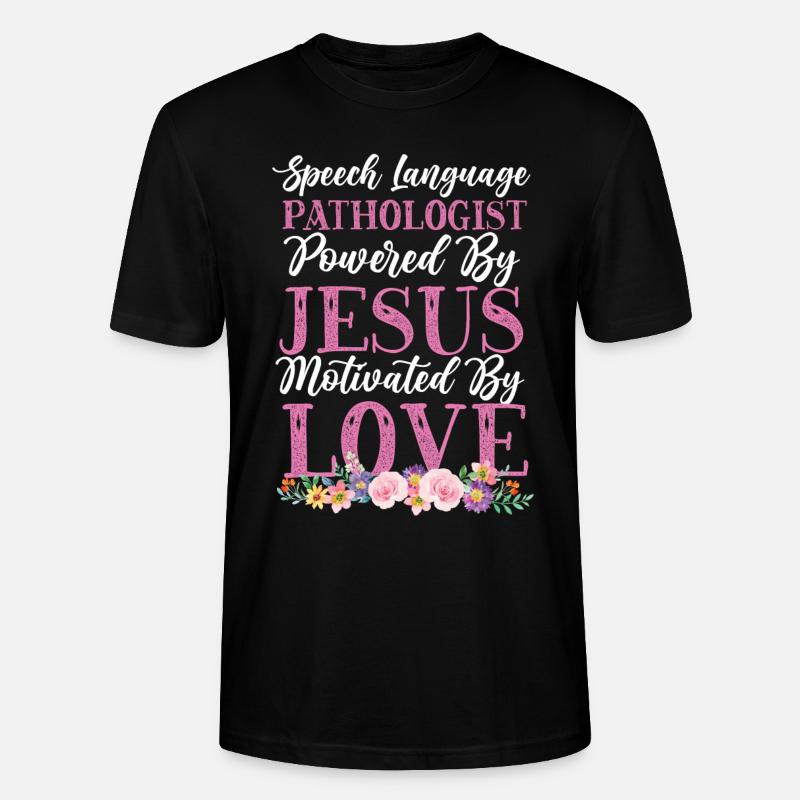 Speech Therapist Therapy Assistant - Stanley/Stella Unisex Bio-T-Shirt CRAFTER - Schwarz