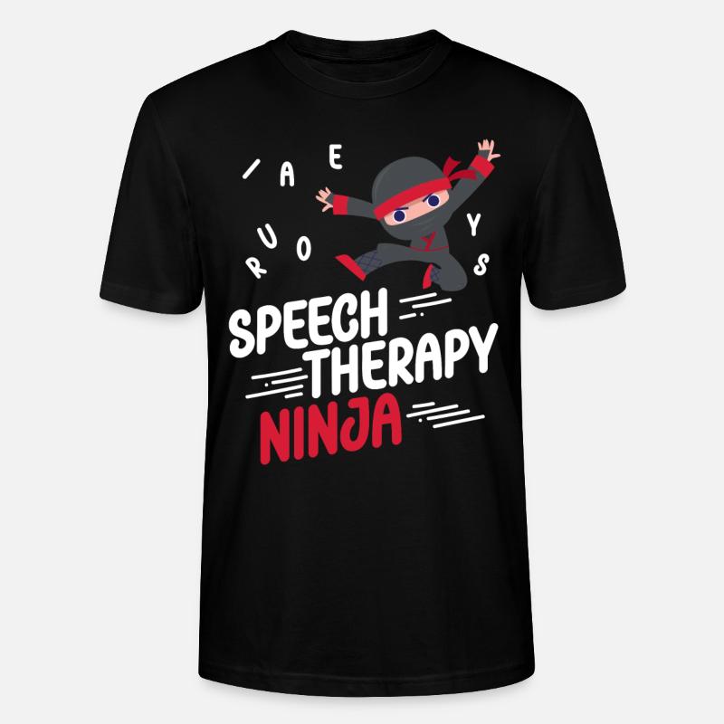 Speech Therapist Therapy Assistant - Stanley/Stella Unisex Bio-T-Shirt CRAFTER - Schwarz